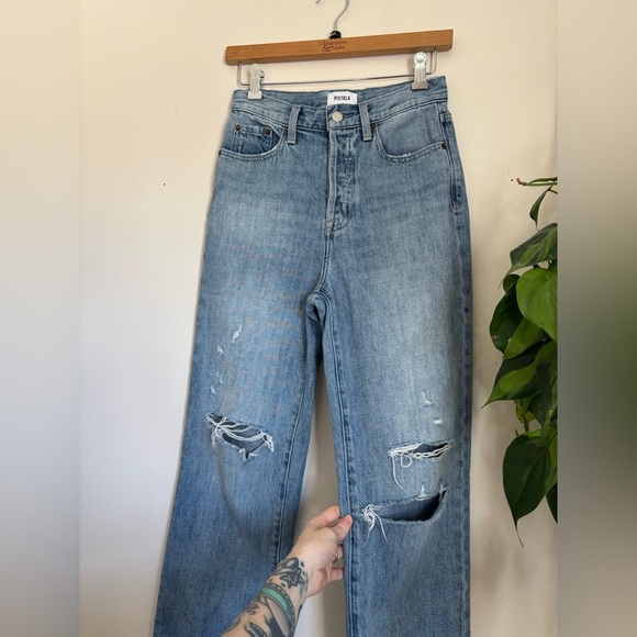 Pistola Distressed Highrise Cassie Denim - Picture 4 of 8